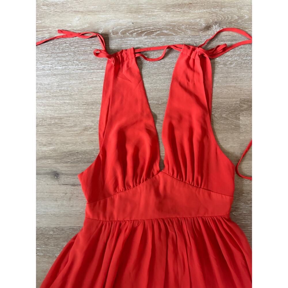 HELLO MOLLY Stand Out Heart Maxi Dress Bright Red - Picture 5 of 10